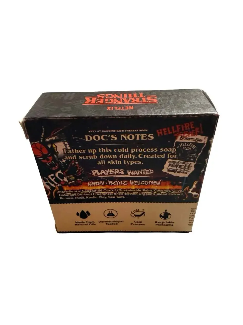 Dr. Squatch Stranger Things Hellfire & Beyond Men's Soap 5 oz Limited: Set of 3